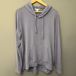 Weatherproof Blue Gingham Hoodie